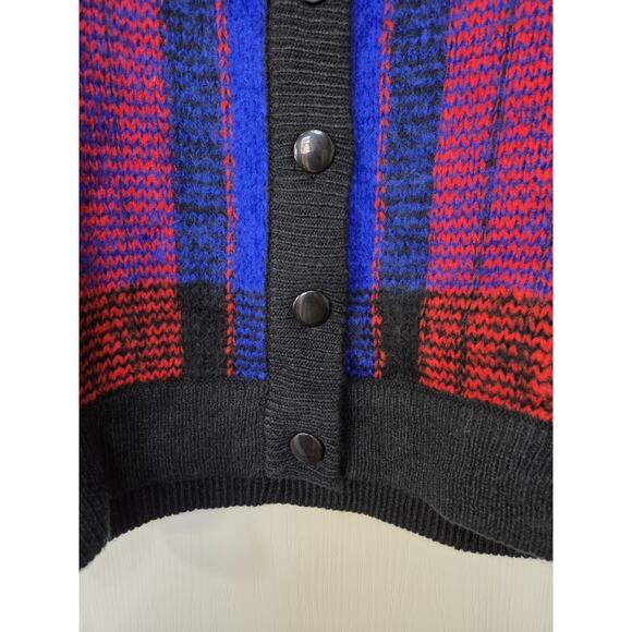 Vintage Deadstock Carducci Sweater Cardigan Chunky Cozy Holiday Women's Large - Picture 8 of 14